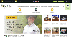 Desktop Screenshot of abqm.com.br